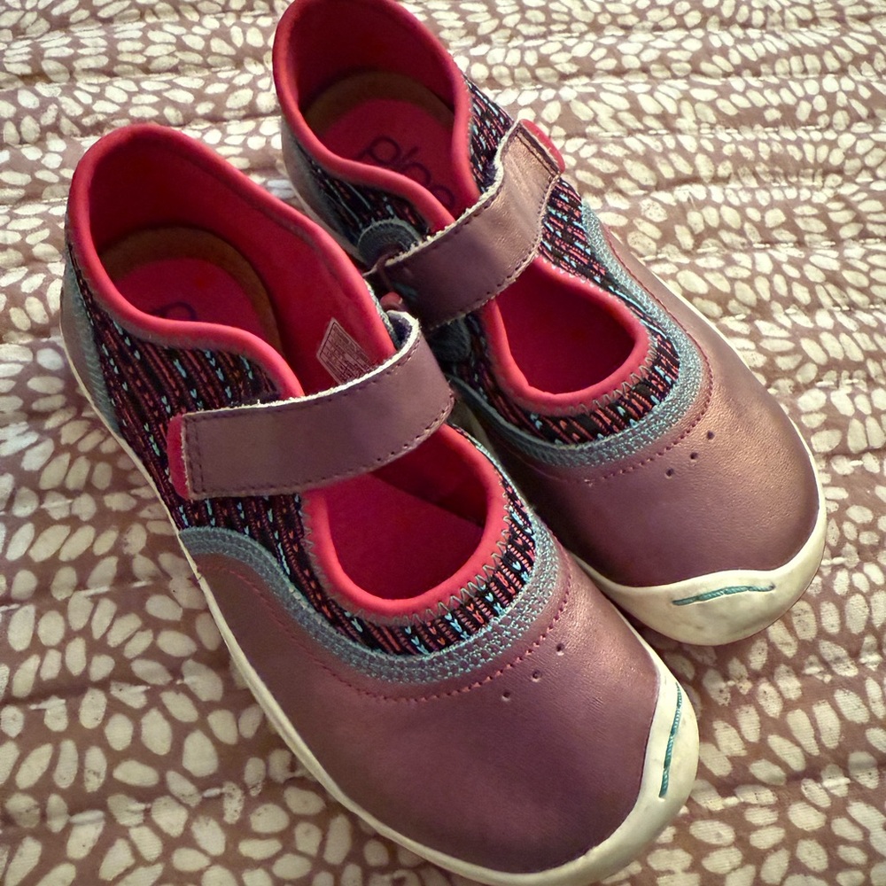 Plae Pink Kids Mary Jane Shoes